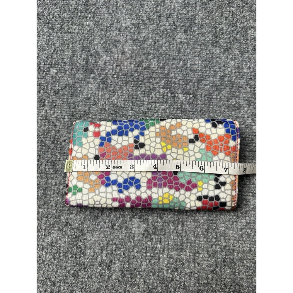 Womens Nylon Kipling Multicolor Floral Zip Wallet Clutch, Size One Size - Picture 6 of 6